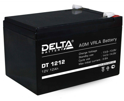 Аккумуляторные батареи Delta DT, 12В, 0,8-200 Ач