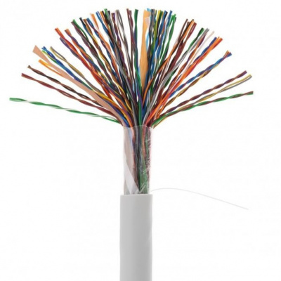 Кабель NETLAN U/UTP 50 пар, Кат.5, медь, внутренний, серый 305м EC-UU050-5-PVC-GY-3