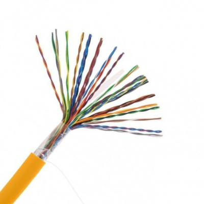 Кабель NETLAN U/UTP 25 пар, Кат.5, медь, внутренний, LSZH нг(B)-HF, серый, 305м EC-UU025-5-LSZH-OR-3