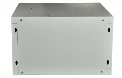 Шкаф телекоммуникационный настенный разборный 19”,6U(600x450), ШТ-НСр-6U-600-450-М дверь металл ССД