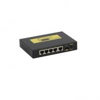 Коммутатор PoE GIGALINK GL-SW-F002-05PS-I, 4 порта
