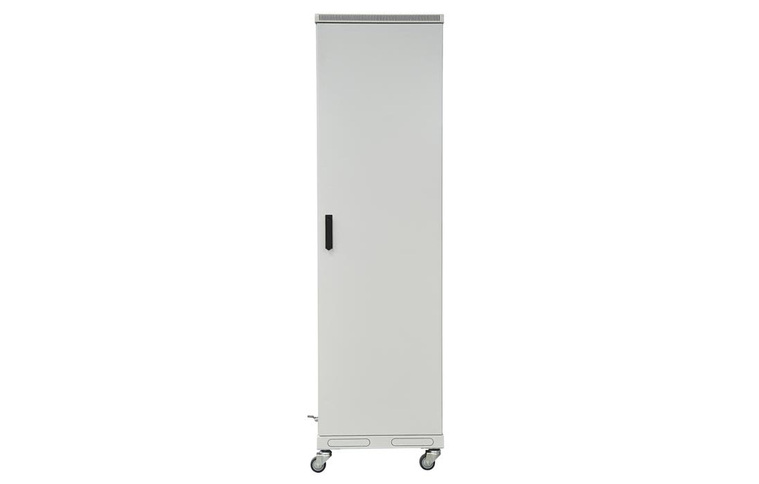 Шкаф телекоммуникационный напольный 19",42U(800x800), ШТ-НП-42U-800-800-М, передняя дверь металл ССД