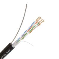 Кабель с одножильным тросом омедненный NetLink NL-CCA UTP 4PR 24 AWG CAT5е внешний бухта 25м