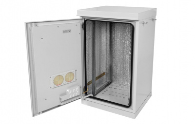 Шкаф климатический телекоммуникационный напольный 19",15U(700x600) ШКТ-НП-15U-700-600 ССД
