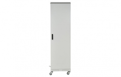 Шкаф телекоммуникационный напольный 19",18U(600x800), ШТ-НП-18U-600-800-С, передняя дверь стекло ССД