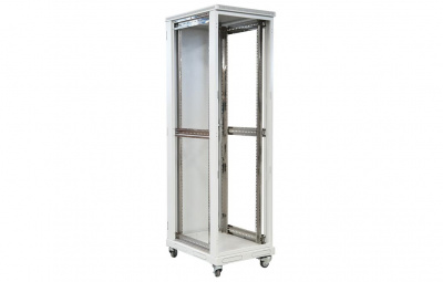 Шкаф телекоммуникационный напольный 19",24U(600x800), ШТ-НП-24U-600-800-М, передняя дверь металл ССД