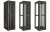 Шкаф телекоммуникационный напольный 19", 24U(600x800), ШТ-НП-М-24U-600-800-П-Ч, передняя дверь перфорация, черный ССД