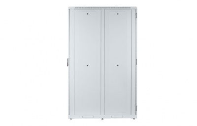 Шкаф телекоммуникационный напольный серверный 19"42U(600x1200) , ШТ-НП-С-42U-600-1200-ПП передняя,задняя двери перфорированные ССД